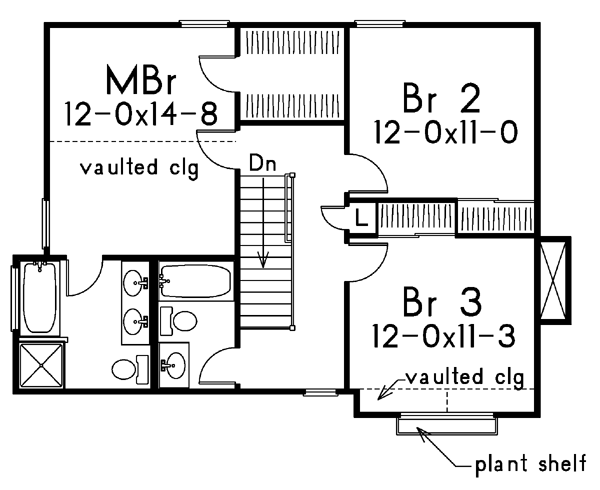 upper floor house blueprint