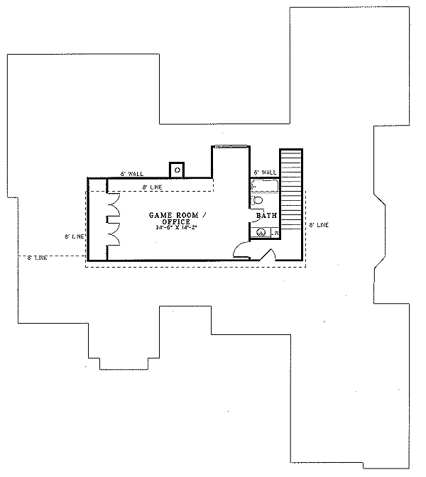 upper floor house blueprint