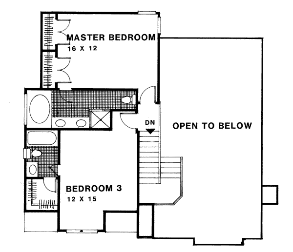 upper floor house blueprint