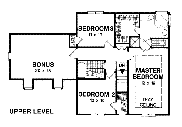 upper floor house blueprint