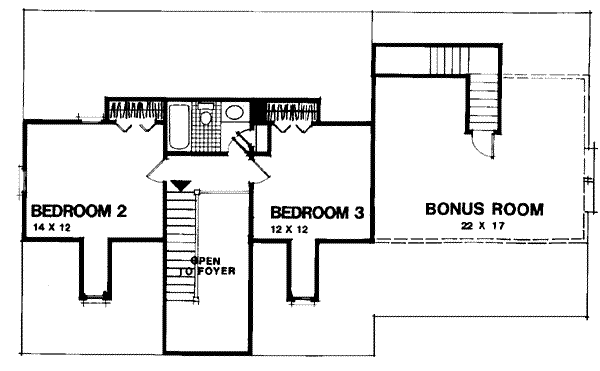 upper floor house blueprint