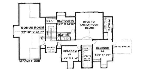 upper floor house blueprint