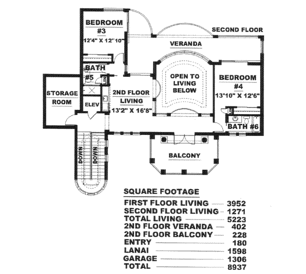 upper floor house blueprint