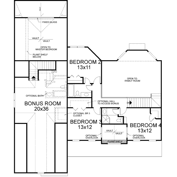 upper floor house blueprint