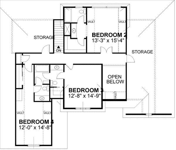 upper floor house blueprint