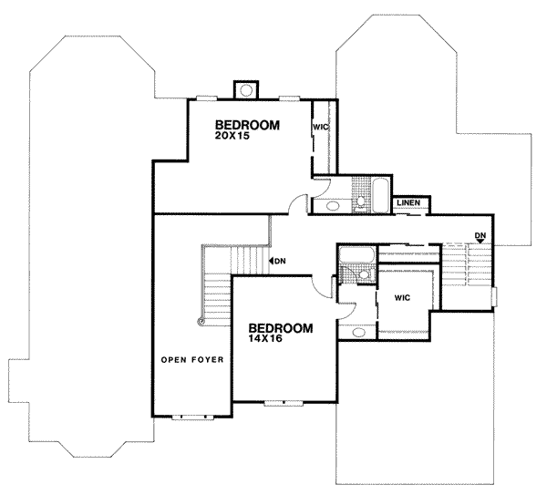 upper floor house blueprint