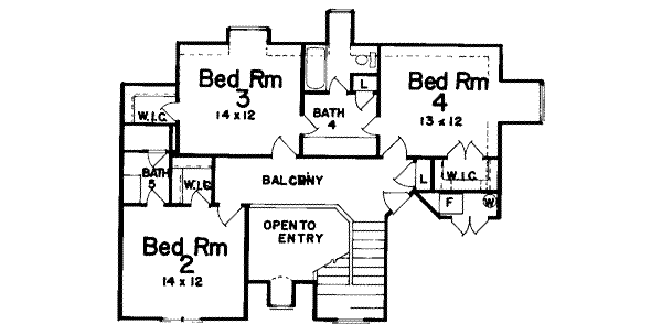 upper floor house blueprint
