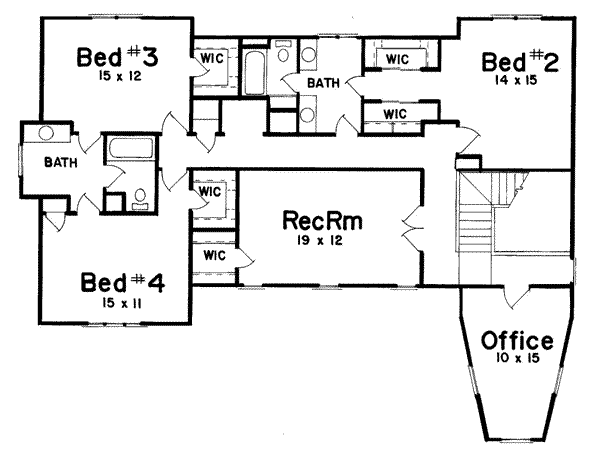 upper floor house blueprint