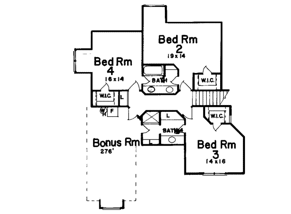upper floor house blueprint
