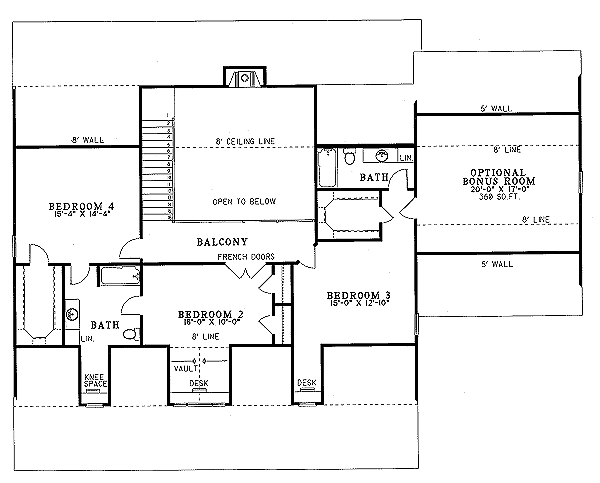 upper floor house blueprint