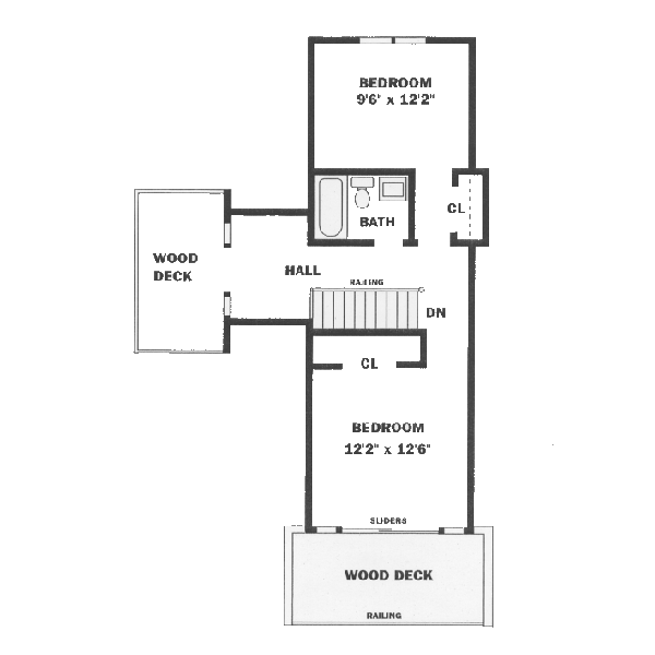 upper floor house blueprint