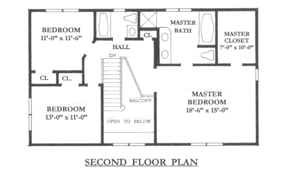 upper floor house blueprint