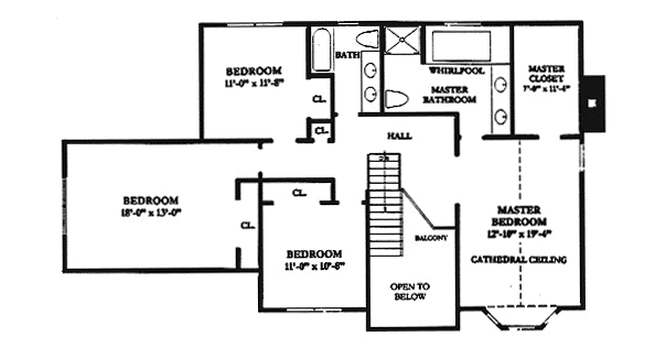 upper floor house blueprint