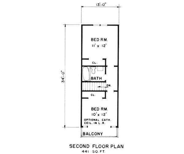 upper floor house blueprint