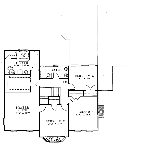 upper floor house blueprint