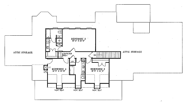 upper floor house blueprint
