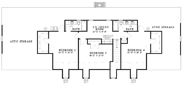 upper floor house blueprint