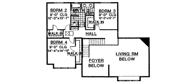 upper floor house blueprint