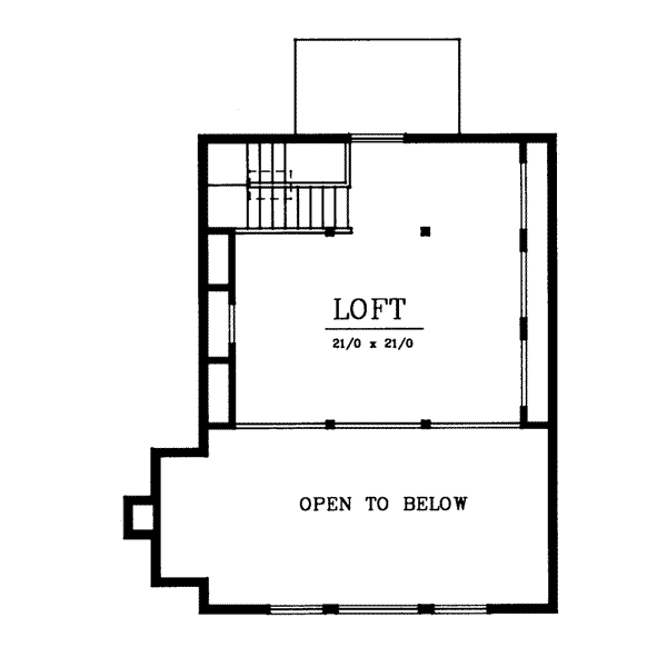 upper floor house blueprint