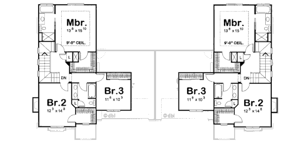 upper floor house blueprint
