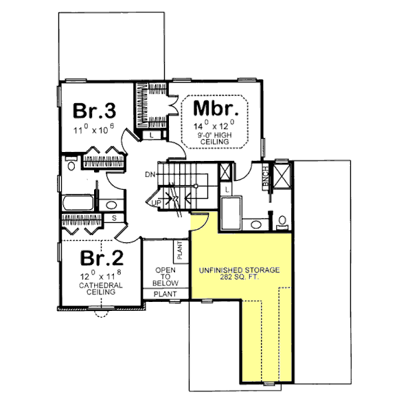 upper floor house blueprint