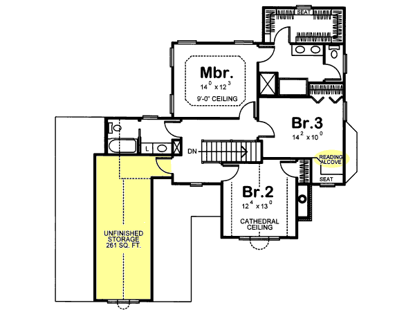 upper floor house blueprint