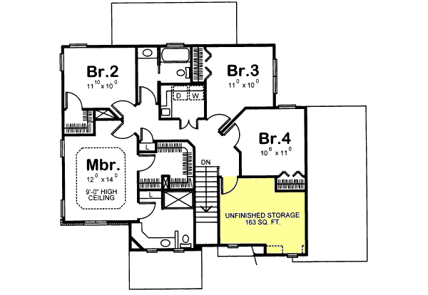 upper floor house blueprint