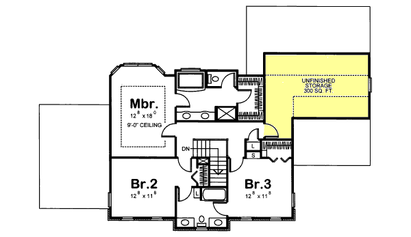 upper floor house blueprint