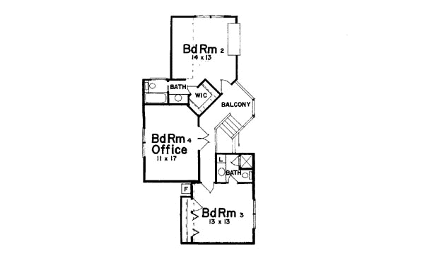 upper floor house blueprint