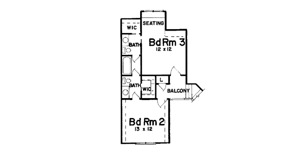 upper floor house blueprint