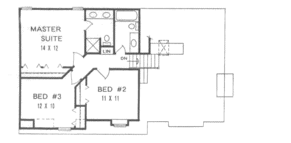 upper floor house blueprint