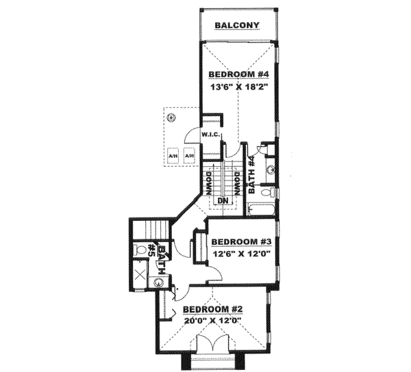 upper floor house blueprint