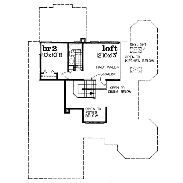 upper floor house blueprint