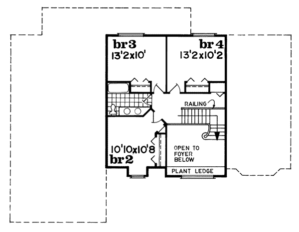upper floor house blueprint