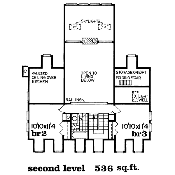 upper floor house blueprint