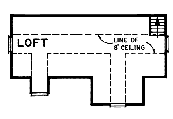 upper floor house blueprint