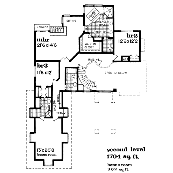 upper floor house blueprint