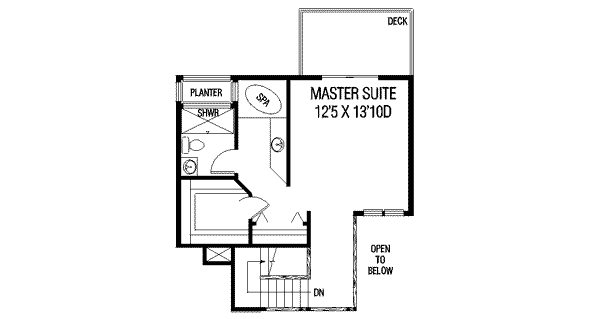 upper floor house blueprint