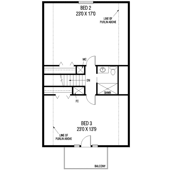 upper floor house blueprint