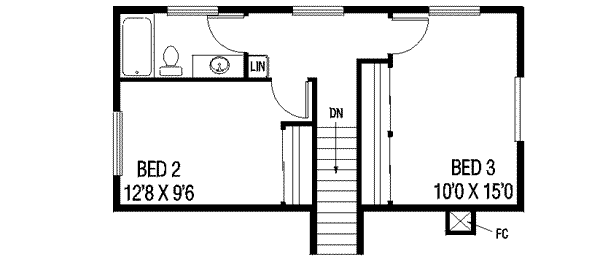 upper floor house blueprint