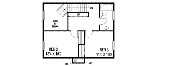 upper floor house blueprint