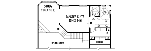 upper floor house blueprint