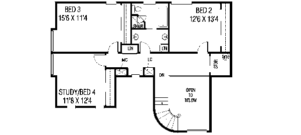upper floor house blueprint
