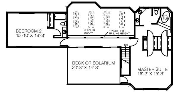 upper floor house blueprint