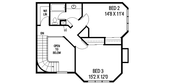 upper floor house blueprint