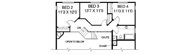 upper floor house blueprint