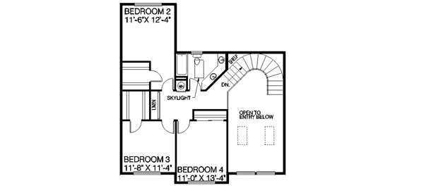 upper floor house blueprint