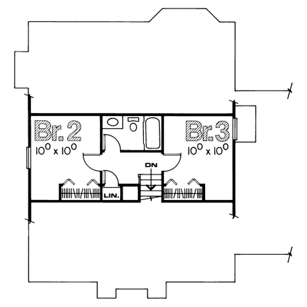 upper floor house blueprint