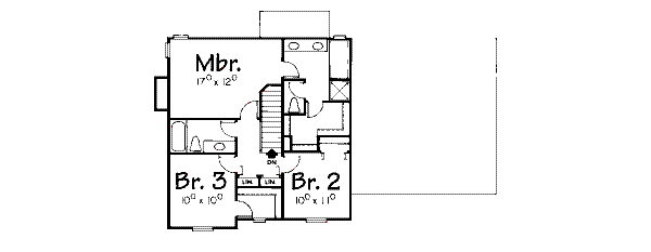 upper floor house blueprint