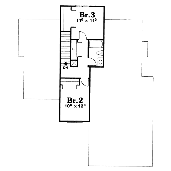 upper floor house blueprint